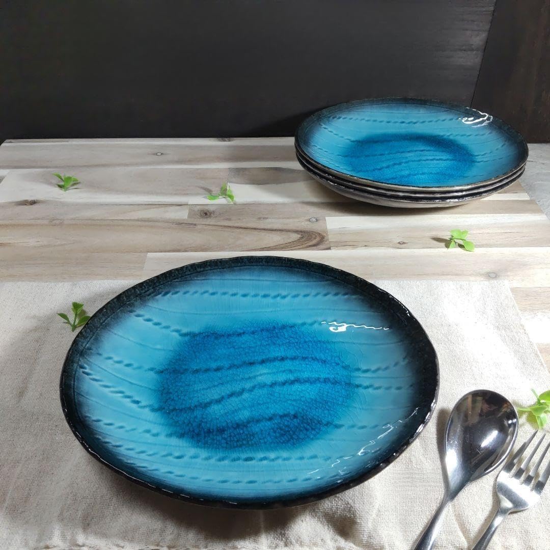 四角向付 5客 草花文様 染付 色絵付 明治 大正 蔵出し 明治後期 角谷